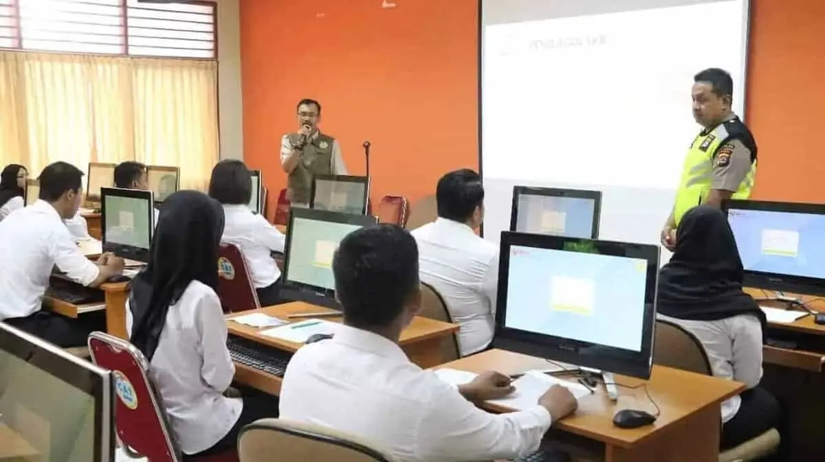 Biro SDM Polda Banten, Gelar SKD Bagi CPNS Polri