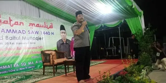 Hadiri PHBI Maulid Nabi, Kapolsek Karawaci : Narkoba dan Hoax sama Bahaya Hadiri PHBI Maulid Nabi, Kapolsek Karawaci : Narkoba dan Hoax sama Bahaya