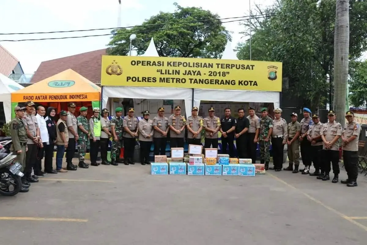 Jelang Pergantian Tahun, 1.089 Polisi Siaga Amankan Kota Tangerang