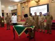Serahkan DPA Tahun 2019, WH Ajak kepala OPD Evaluasi dan Interopeksi Diri