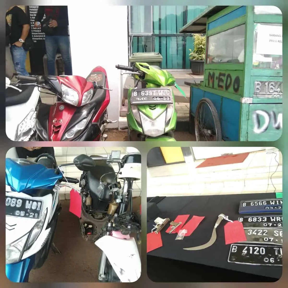 Pura Pura Jualan Nasi Goreng Modus Baru Curanmor di Tangsel