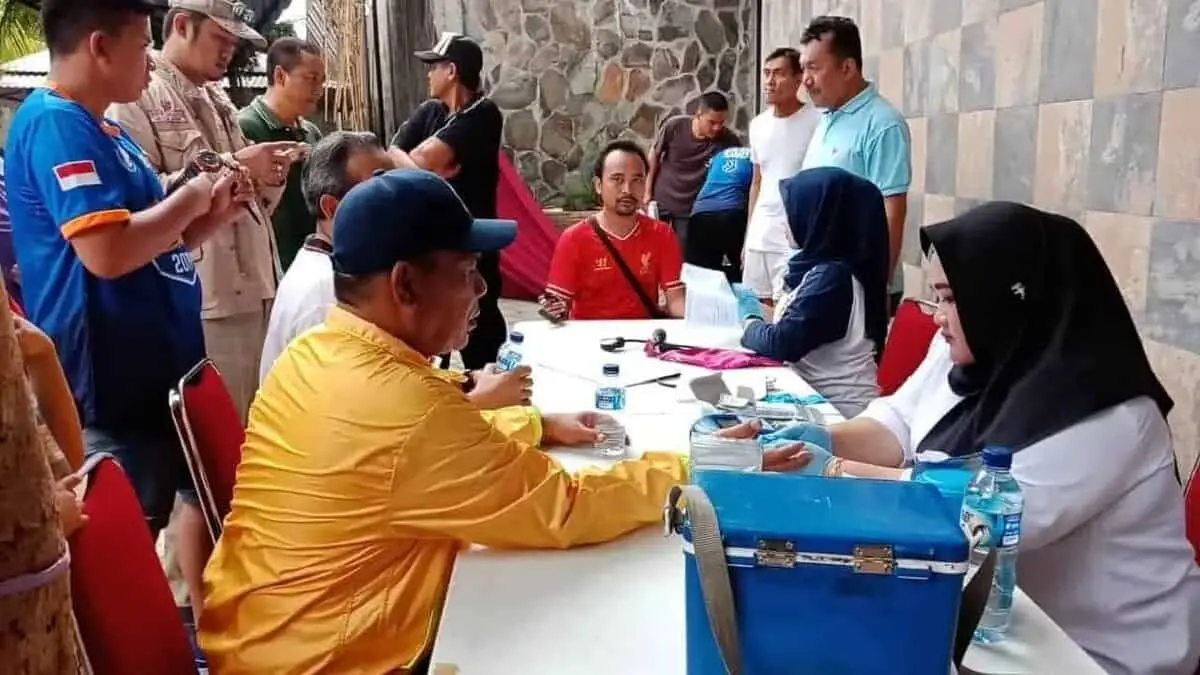 Kepala UDD PMI Tangsel Gelar Baksos, Setetes Darah Nyawa Bagi Sesama