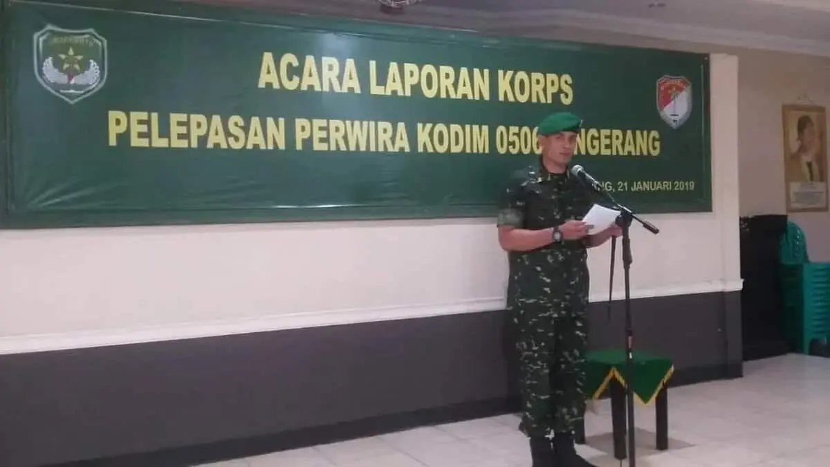 Penyegaran Organisasi, Kodim 0506 Tangerang Gelar Pelepasan Perwira