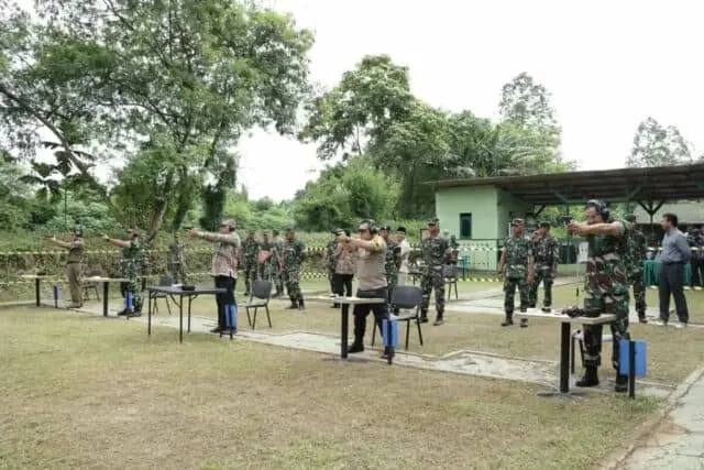 Hadapi Pilpres, Arhanud 1/1 Kostrad Gelar Latihan Gabungan Hadapi Pilpres, Arhanud 1/1 Kostrad Gelar Latihan Gabungan