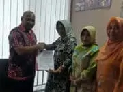 Pejabat Kantor Penghubung Perwakilan Propinsi Sumut kunjungi Kantor PMB Tangsel