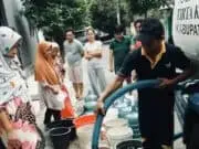 Pipa Bocor, PDAM TKR Salurkan Langsung Tanki Air Bersih Pipa Bocor, PDAM TKR Salurkan Langsung Tanki Air Bersih