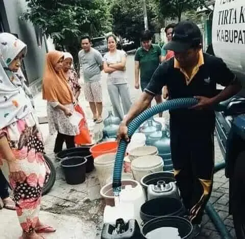Pipa Bocor, PDAM TKR Salurkan Langsung Tanki Air Bersih Pipa Bocor, PDAM TKR Salurkan Langsung Tanki Air Bersih