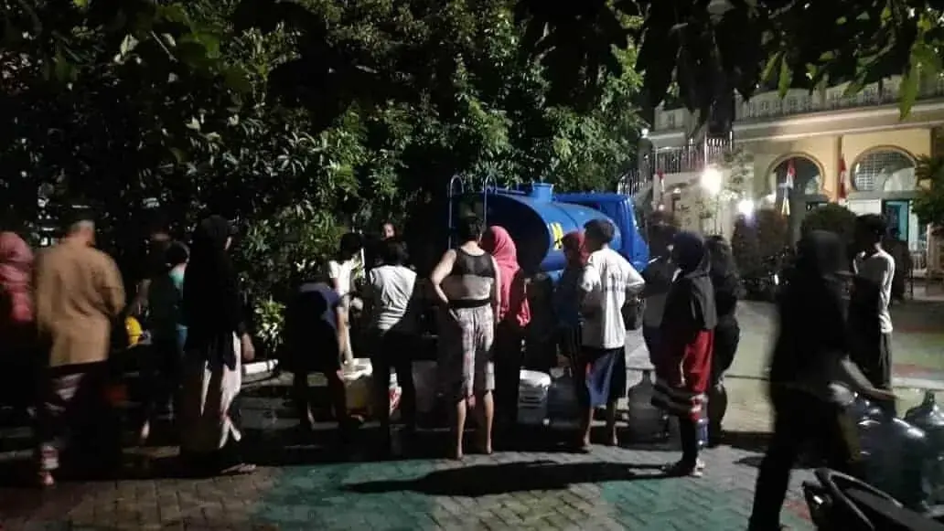 PDAM TKR Ganguan, PDAM TB Kirim Bantuan Air Bersih