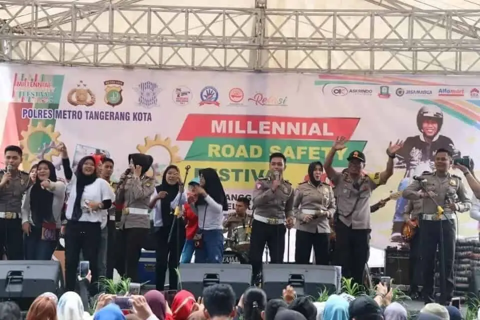 Ada Motor Jokowi di Roadshow Millennial Road Safety Festival Kota Tangerang Ada Motor Jokowi di Roadshow Millennial Road Safety Festival Kota Tangerang