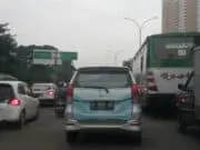 Nihil Petugas Polisi dan Dishub, Jalan Thamrin Macet Parah