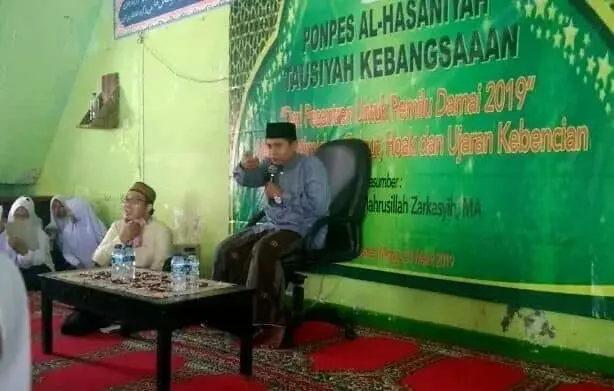 Ponpes Al - Hasaniyah Serukan Pemilu Damai Tanpa Intimidasi, Hoax dan SARA Ponpes Al - Hasaniyah Serukan Pemilu Damai Tanpa Intimidasi, Hoax dan SARA