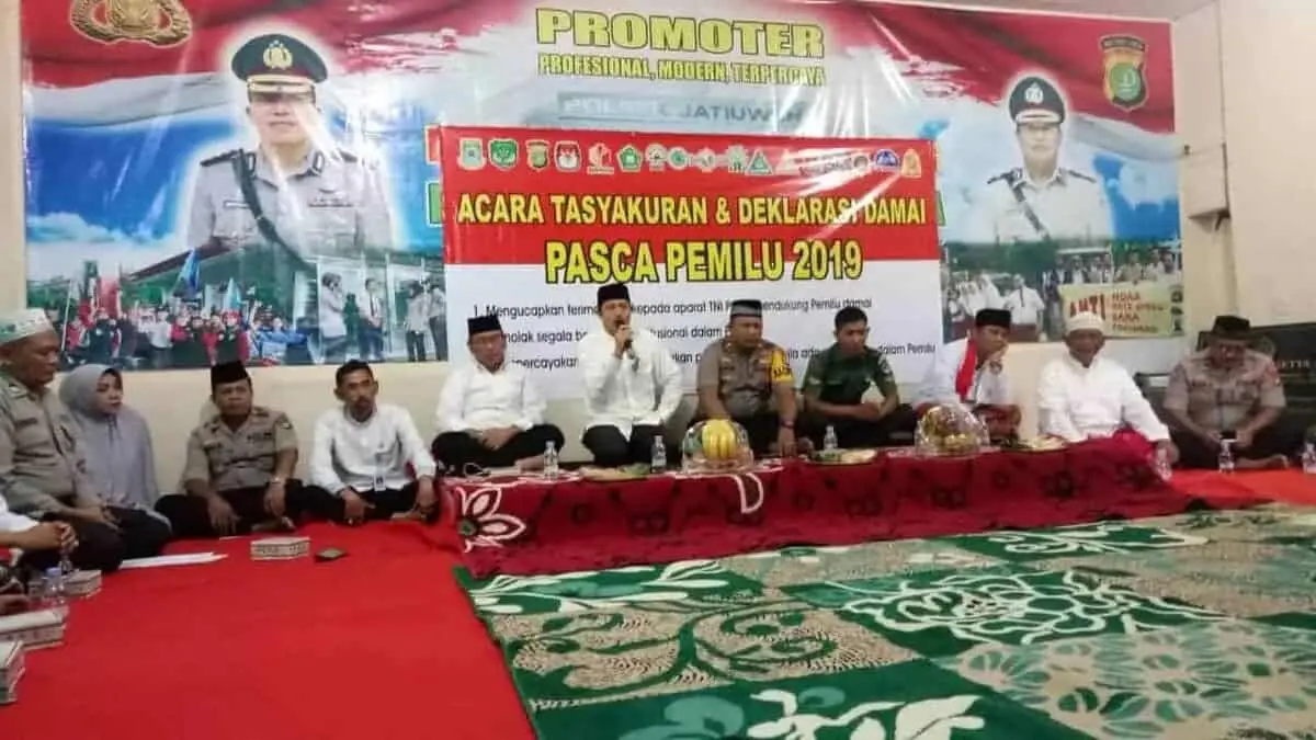 Pemilu Aman, Polsek Jatiuwung Gelar Tasyakuran dan Deklarasi Damai Pemilu Aman, Polsek Jatiuwung Gelar Tasyakuran dan Deklarasi Damai