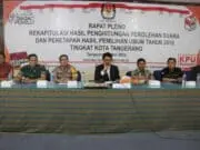 Rapat Pleno KPU Kota Tangerang, Kapolres Beri Apresiasi Pelaksanan Pemilu Kondusif Rapat Pleno KPU Kota Tangerang, Kapolres Beri Apresiasi Pelaksanan Pemilu Kondusif