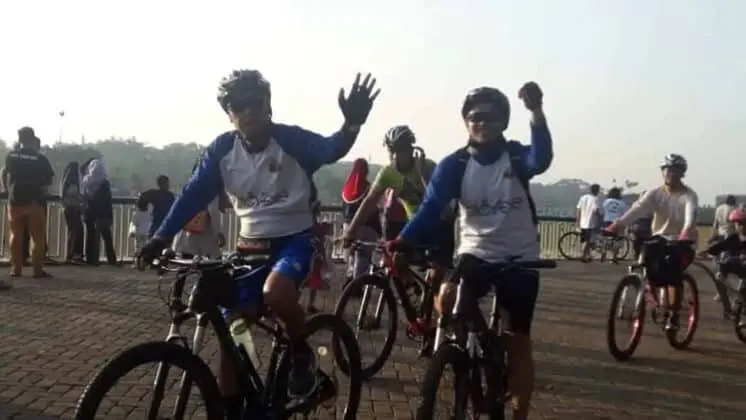 Sambut Ramadhan 1440 H, Kapolres Tangsel Gowes Munggahan Pasca Pemilu 2019