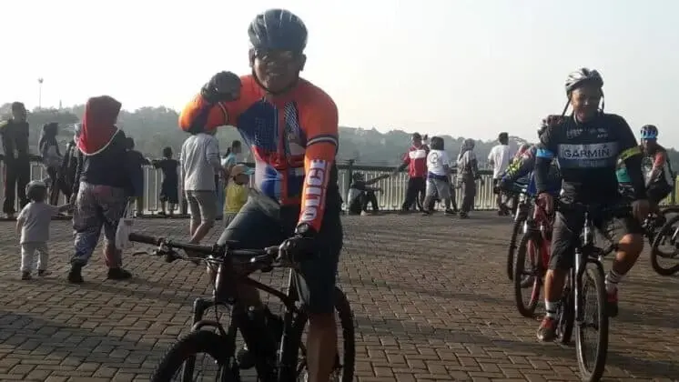 Sambut Ramadhan 1440 H, Kapolres Tangsel Gowes Munggahan Pasca Pemilu 2019