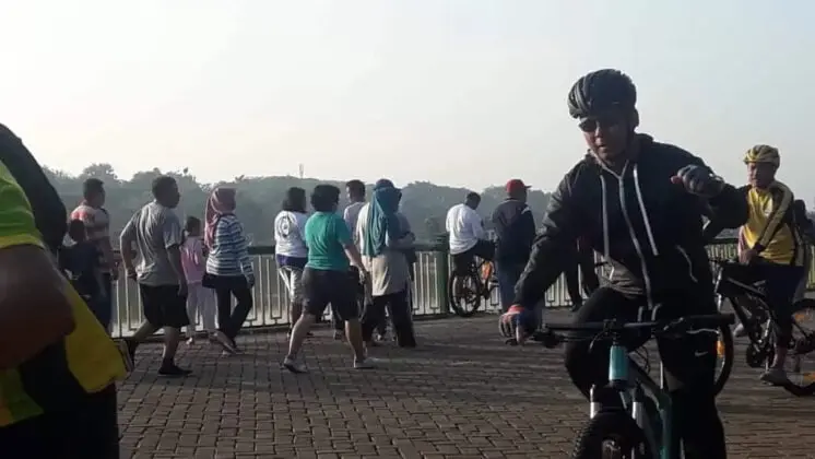 Sambut Ramadhan 1440 H, Kapolres Tangsel Gowes Munggahan Pasca Pemilu 2019