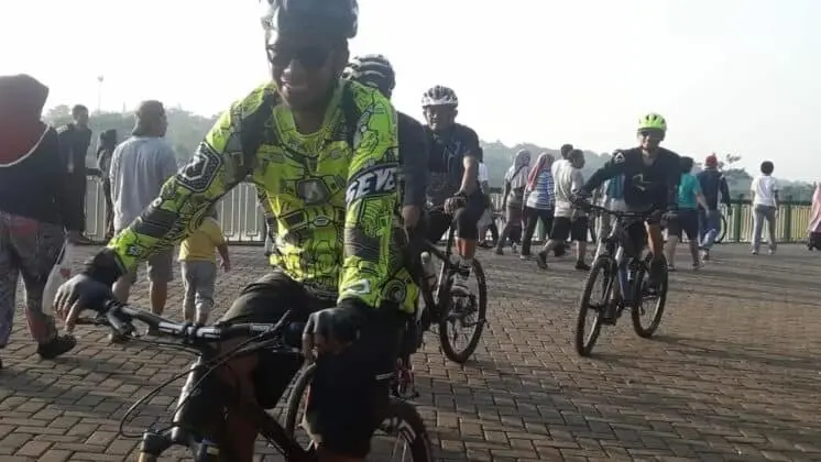 Sambut Ramadhan 1440 H, Kapolres Tangsel Gowes Munggahan Pasca Pemilu 2019