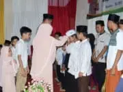Bukber Polsek Karawaci Santuni Puluhan Yatim
