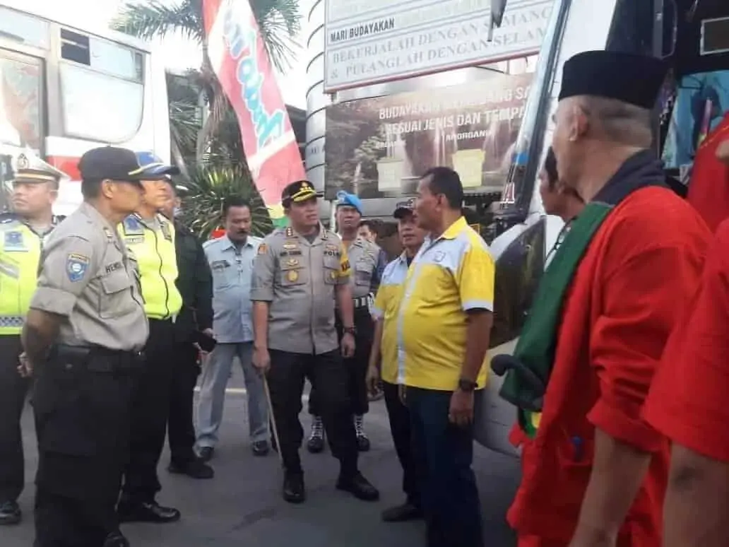 Mudik Gratis, Kapolres Lepas 1.200 Pemudik PT Indofood