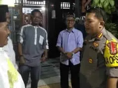 Takziah, Kapolres Sambangi Kediaman Kapolsubsektor Palem Semi
