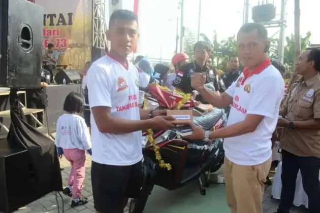 Gelar Sepeda Santai, Polres Tangsel Meriahkan Hut Bhayangkara Ke 73