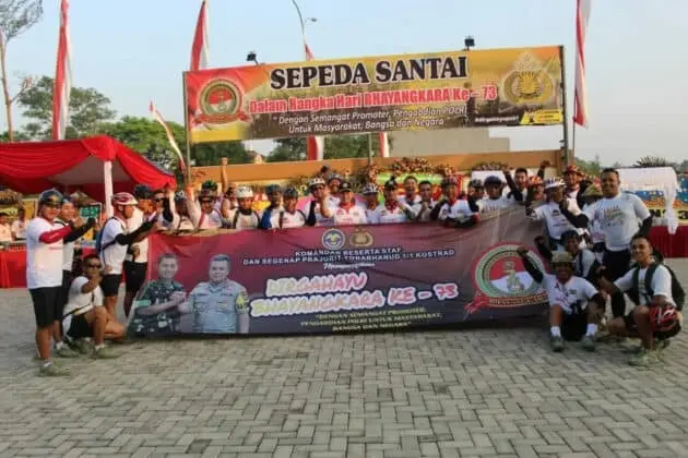 Gelar Sepeda Santai, Polres Tangsel Meriahkan Hut Bhayangkara Ke 73