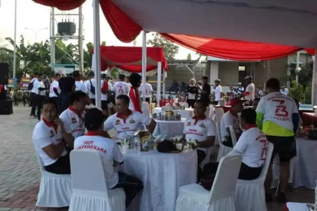 Gelar Sepeda Santai, Polres Tangsel Meriahkan Hut Bhayangkara Ke 73