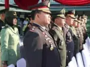 Kapolsek Neglasari Upacara HUT Bhayangkara Ke 73 di Moko Kodim 0506/Tgr Kapolsek Neglasari Upacara HUT Bhayangkara Ke 73 di Moko Kodim 0506/Tgr