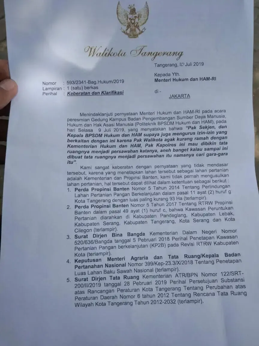 Warga Komplek Kehakiman dan Pengayoman Resah Soal Surat Walikota ke Menkumham Warga Komplek Kehakiman dan Pengayoman Resah Soal Surat Walikota ke Menkumham