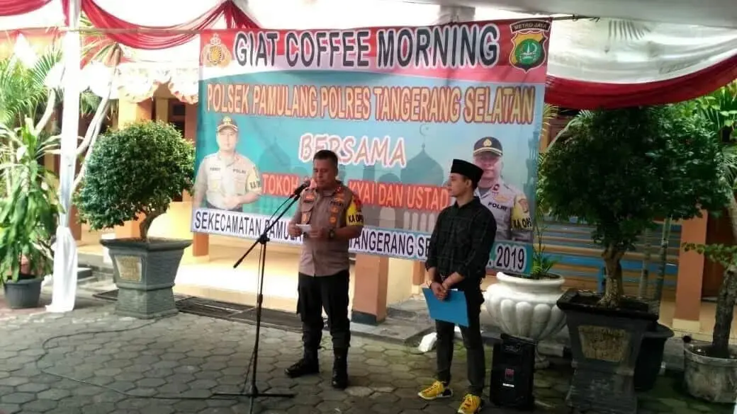 Coffe Morning Bersama Toga, Kapolsek Pamulang: Kami Harmonis Coffe Morning Bersama Toga, Kapolsek Pamulang: Kami Harmonis