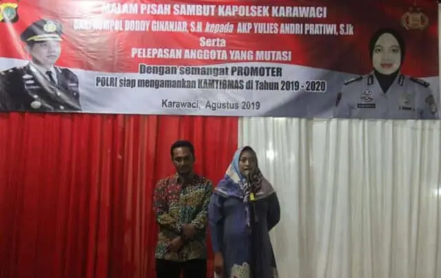 Malam Pisah Sambut Kapolsek Karawaci, AKP Yulies: Koreksi Jika Terdapat Kekhilafan Malam Pisah Sambut Kapolsek Karawaci, AKP Yulies: Koreksi Jika Terdapat Kekhilafan