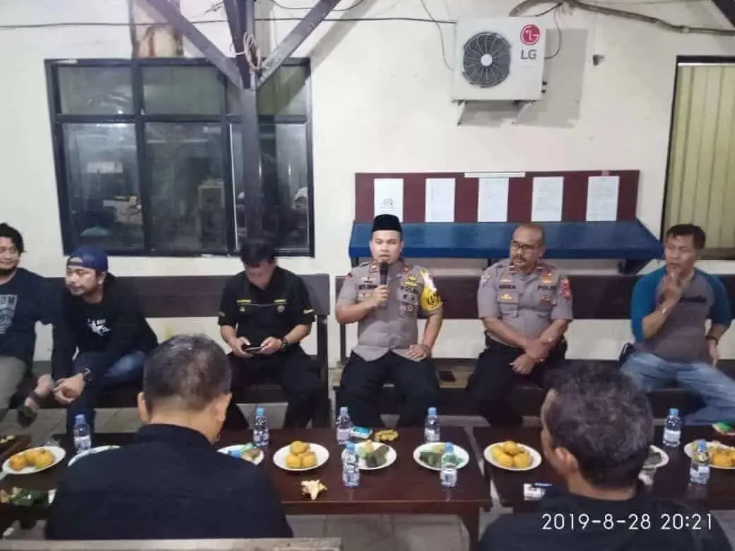 Kerjasama dan Sinergitas Kapolsek Jatiuwung Jumpa Awak Media