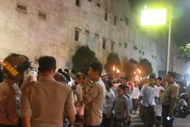 Pawai Sambut 1 Muharram 1441 H, Wakapolsek Karawaci Antisipasi Gangguan