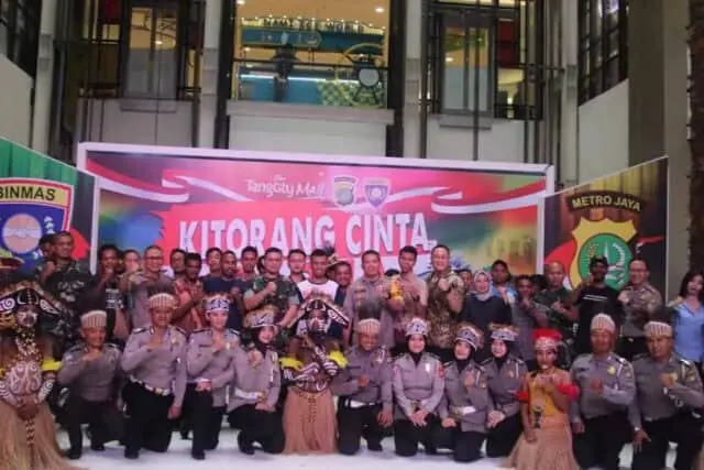 Cinta NKRI, Polres Metro Tangerang Kota Gelar Pentas Seni Asli Papua Cinta NKRI, Polres Metro Tangerang Kota Gelar Pentas Seni Asli Papua