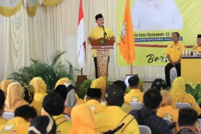Andika Hazrumy Minta Golkar Kawal Pencalonan Tatu di Pilkada Kab. Serang 2020 Andika Hazrumy Minta Golkar Kawal Pencalonan Tatu di Pilkada Kab. Serang 2020