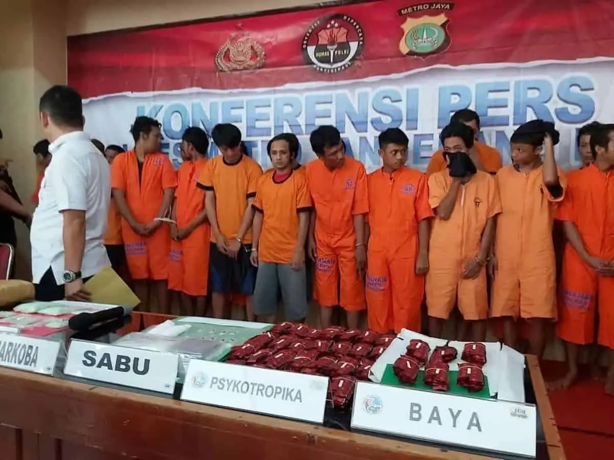 Selama Dua Bulan Polrestro Tangerang Ungkap 73 Kasus Narkotika