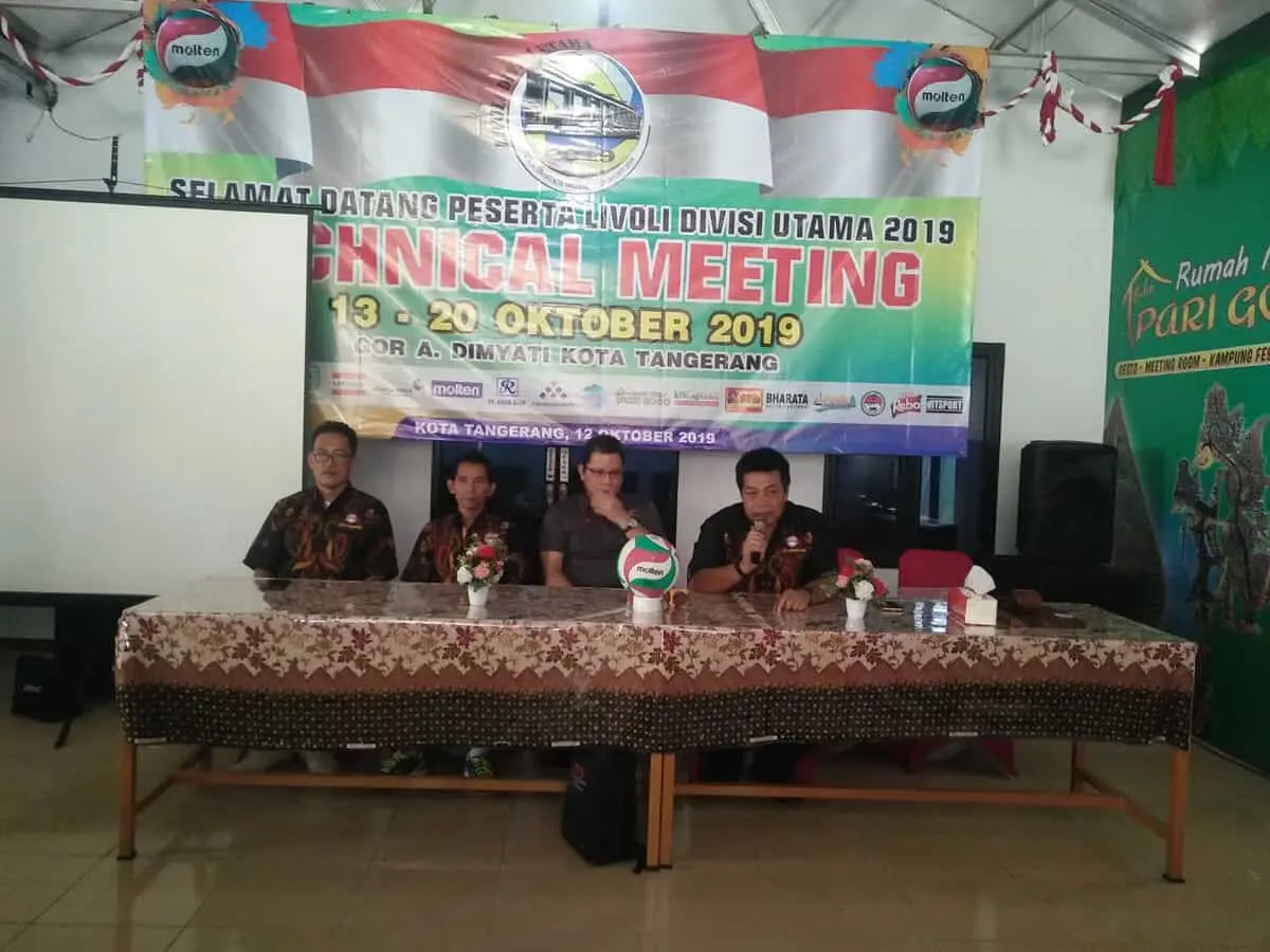 Livoli Divisi Utama, 13 Hingga 20 Oktober 2019 di GOR Dimyati Kota Tangerang Livoli Divisi Utama, 13 Hingga 20 Oktober 2019 di GOR Dimyati Kota Tangerang