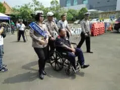 Semangat Para Dipable Dapatkan SIM D di Polresta Tangerang Semangat Para Dipable Dapatkan SIM D Di Polresta Tangerang