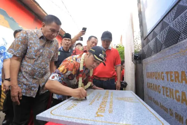 Peringatan Hari Pahlawan, Kampung Teras Pancasila Diresmikan