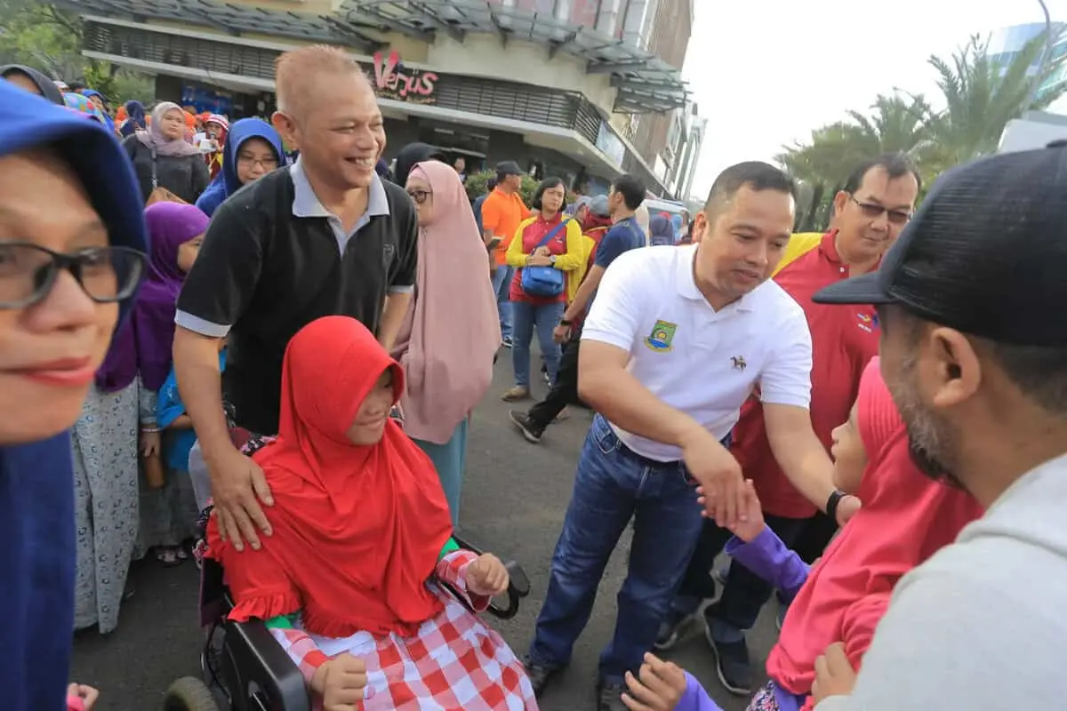 Penyandang Disabilitas se-Tangerang Raya Ikuti Gerak Jalan Santai Penyandang Disabilitas se-Tangerang Raya Ikuti Gerak Jalan Santai