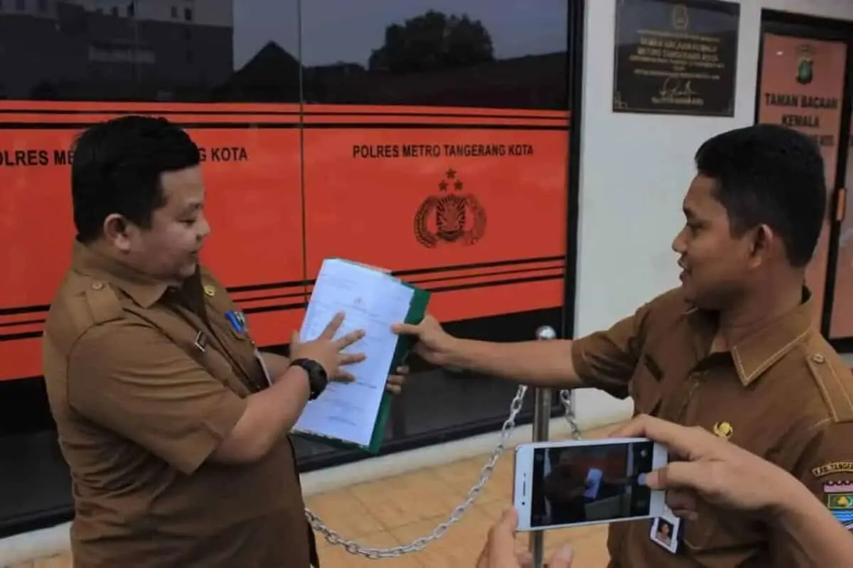 Dua Kali Dirobohkan Paksa, Perusak Portal Sungai Turi di Polisikan