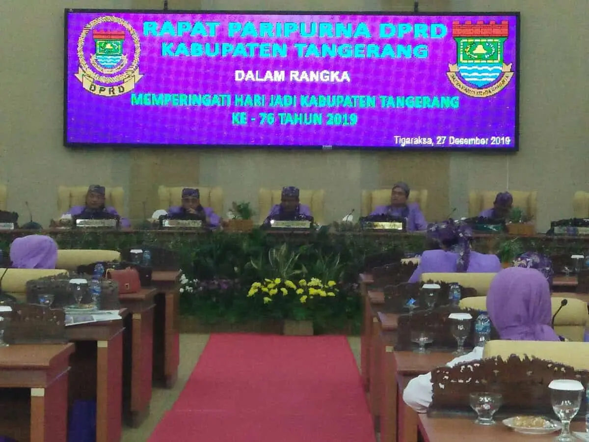 Paripurna DPRD HUT Kabupaten Tangerang ke-76, 2020 Punya 4 RSUD Paripurna DPRD HUT Kabupaten Tangerang ke-76, 2020 Punya 4 RSUD
