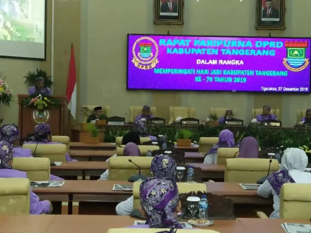 Paripurna DPRD HUT Kabupaten Tangerang ke-76, 2020 Punya 4 RSUD Paripurna DPRD HUT Kabupaten Tangerang ke-76, 2020 Punya 4 RSUD