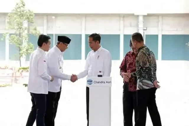 WH Dampingi Jokowi Meresmikan Pabrik Baru Polyethylene PT Chandra Asri WH Dampingi Jokowi Meresmikan Pabrik Baru Polyethylene PT Chandra Asri