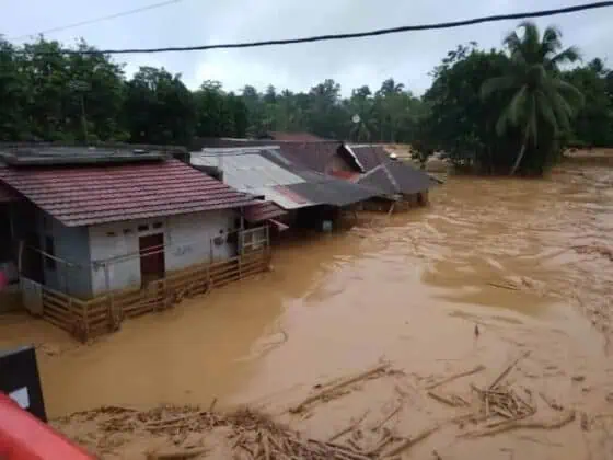 Luapan Sungai Ciberang dan Cidurian Landa Enam Kecamatan di Lebak