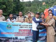 Dinas Kelautan dan Perikanan Banten Salurkan Bantuan Untuk Korban Bencana Di Lebak