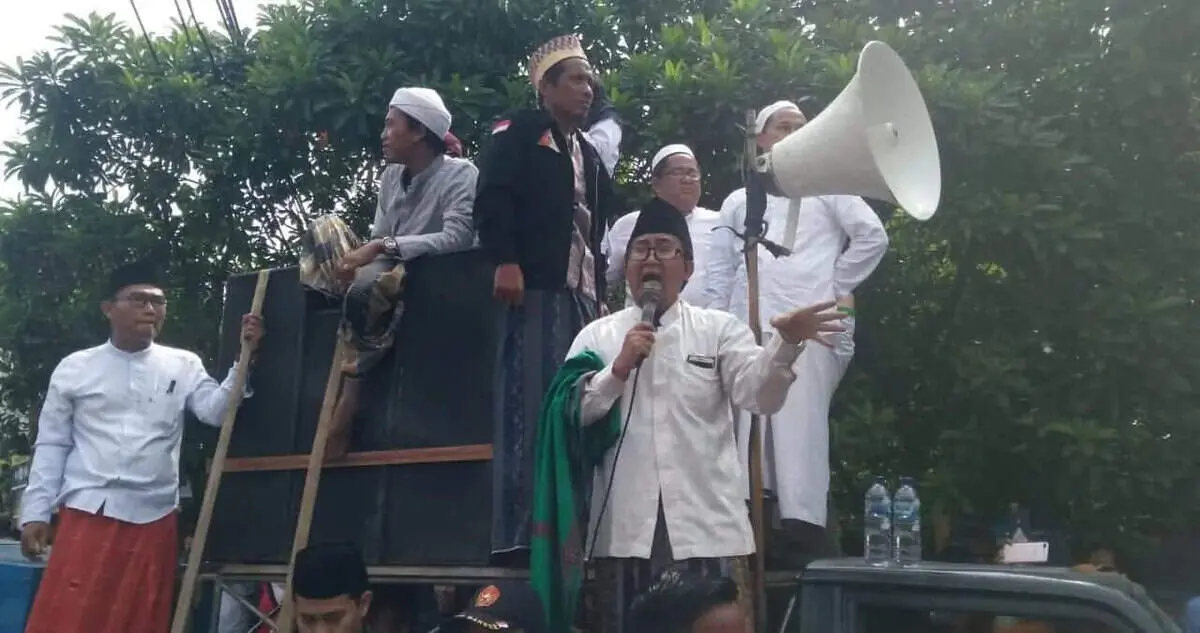 Ribuan Santri Aksi Demo, Bupati Tangerang Janji Pertajam Perbup 47 Ribuan Santri Aksi Demo, Bupati Tangerang Janji Pertajam Perbup 47
