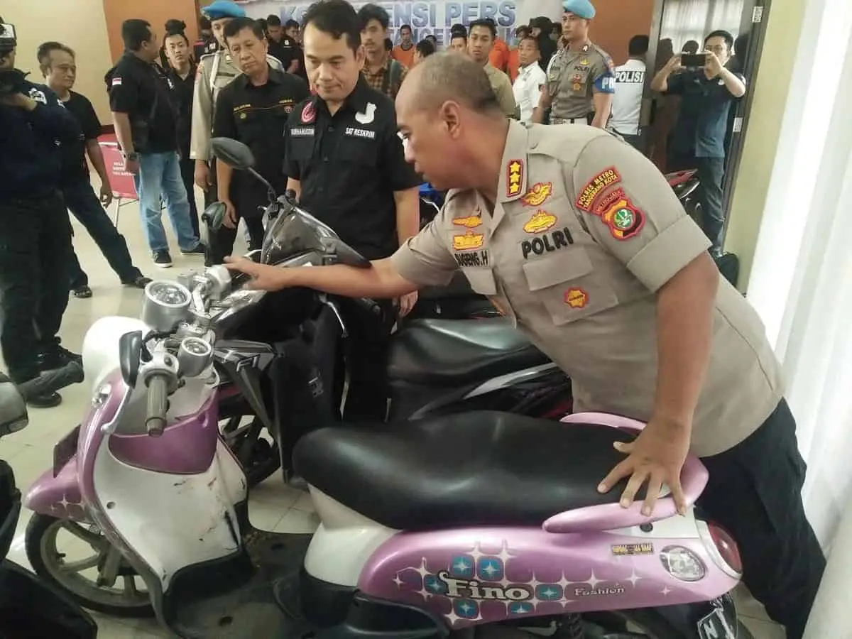 37 Tersangka Kasus Curanmor di Kota Tangerang Diungkap Polisi 37 Tersangka Kasus Curanmor di Kota Tangerang Diungkap Polisi