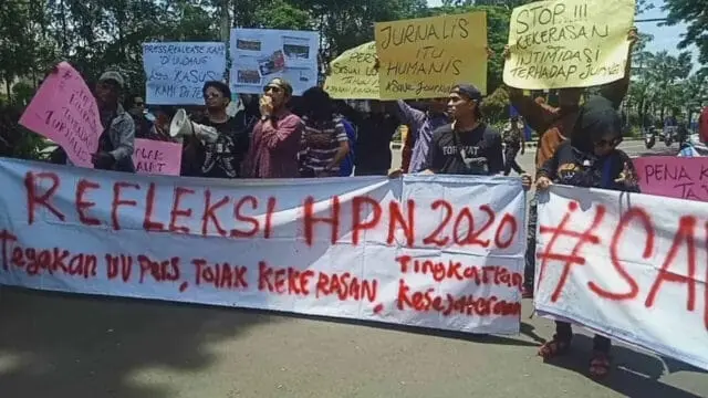 Refleksi HPN 2020, Wartawan Tangerang Kritisi Kebebasan Pers Refleksi HPN 2020, Wartawan Tangerang Kritisi Kebebasan Pers