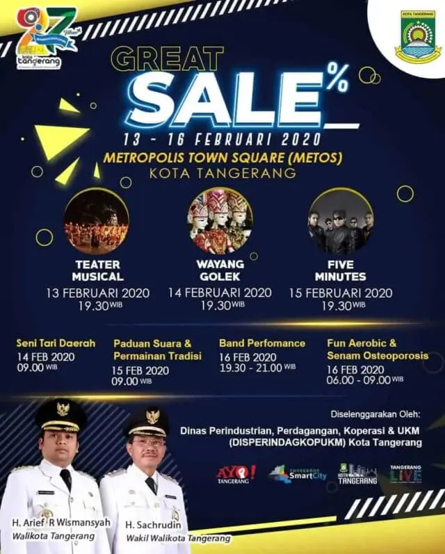 Wow, Pemkot Siap Gelar Tangerang Great Sale 2020 Wow, Pemkot Siap Gelar Tangerang Great Sale 2020